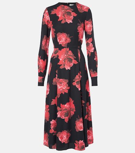 Erdem Robe midi en crêpe à fleurs - Erdem - Modalova