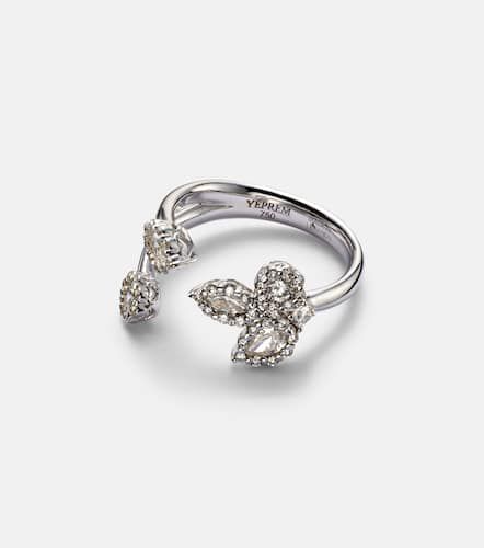 Bague Y-Not en or blanc 18 ct et diamants - Yeprem - Modalova