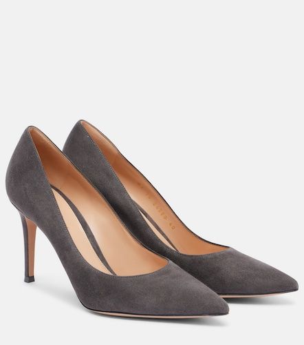 Escarpins Gianvito 85 en daim - Gianvito Rossi - Modalova