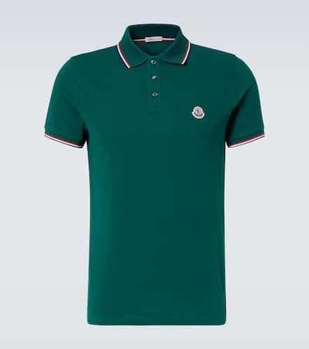 Moncler Polo en coton à logo - Moncler - Modalova