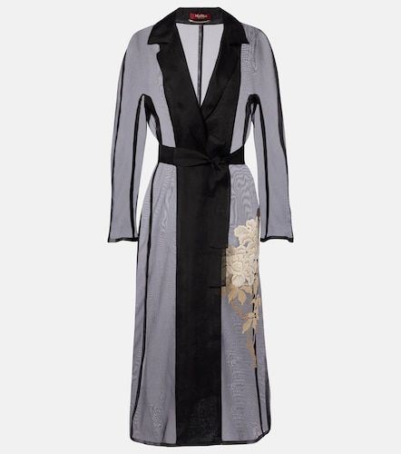 Peignoir Elegante Vodka en soie à broderie - Max Mara - Modalova