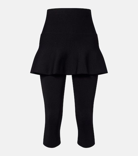 Alaïa Legging court à taille péplum - Alaia - Modalova