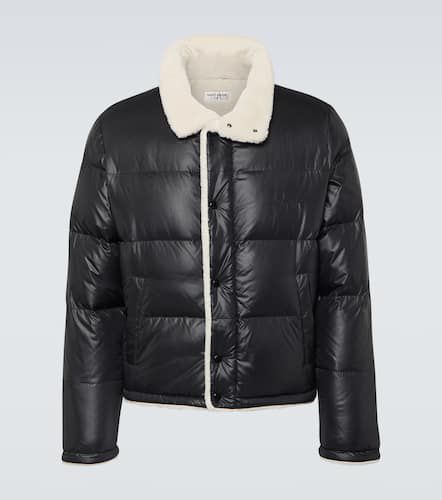 Veste doudoune à shearling synthétique - Saint Laurent - Modalova