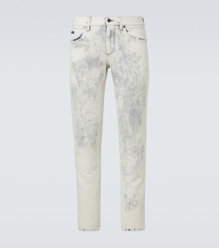 Jean straight imprimé - Dolce&Gabbana - Modalova