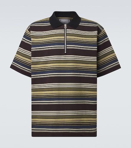 Sacai Polo rayé en coton - Sacai - Modalova