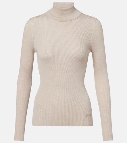 Pull à col roulé en laine, soie et cachemire - Agnona - Modalova