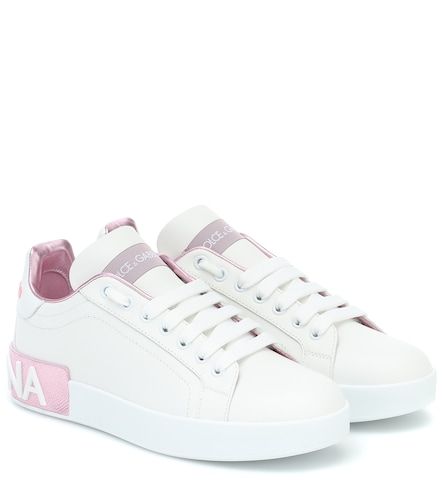 Baskets Portofino en cuir - Dolce&Gabbana - Modalova