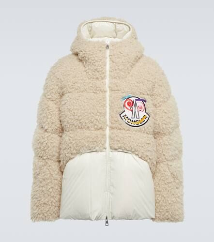 Veste doudoune en shearling synthétique - Moncler Genius - Modalova
