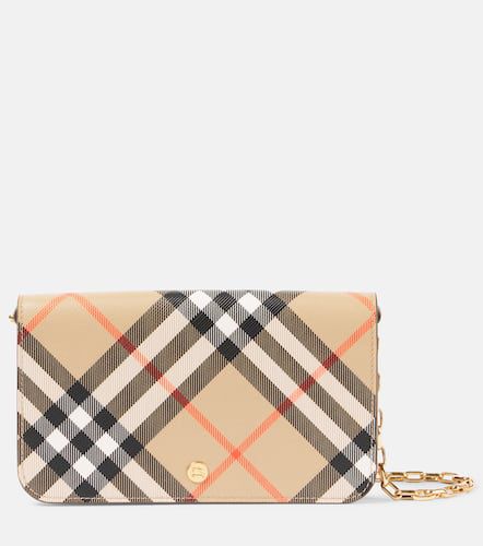 Portefeuille Check en toile - Burberry - Modalova