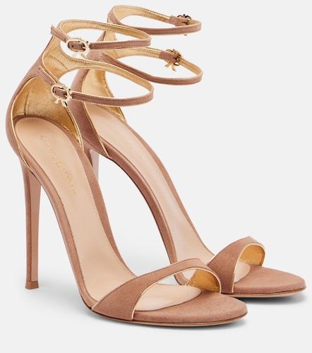Gianvito Rossi Sandales 110 en daim - Gianvito Rossi - Modalova