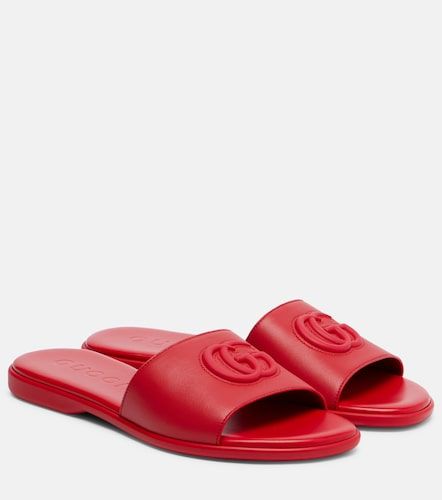 Gucci Mules Double G en cuir - Gucci - Modalova
