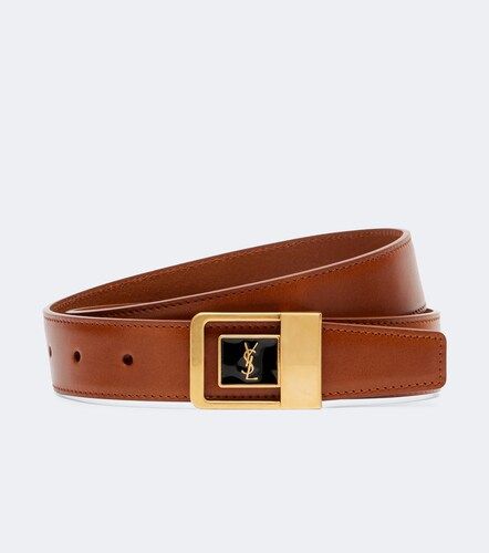 Ceinture La 66 en cuir - Saint Laurent - Modalova