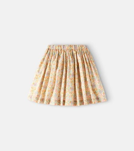 Jupe Suzon en coton à fleurs - Bonpoint - Modalova