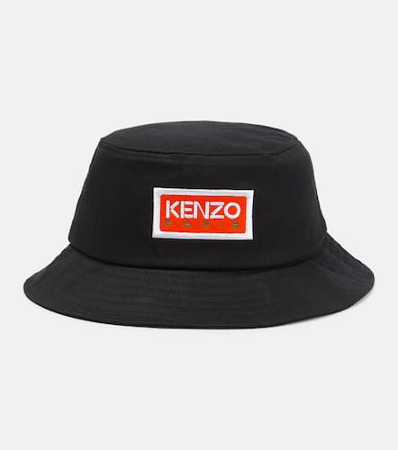 Chapeau bob brodé en coton à logo - Kenzo - Modalova