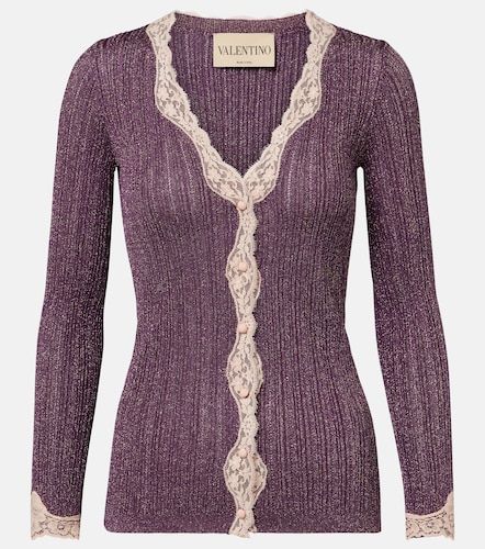 Valentino Cardigan à dentelle - Valentino - Modalova