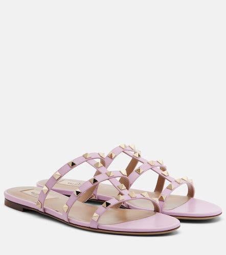 Sandales Rockstud en cuir - Valentino Garavani - Modalova