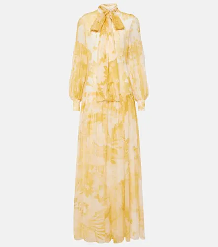 Erdem Robe longue imprimée en soie - Erdem - Modalova