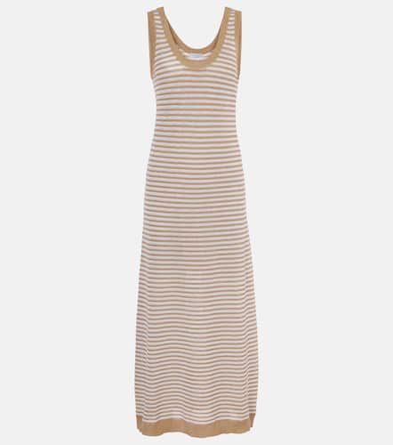 Robe longue raye - Brunello Cucinelli - Modalova