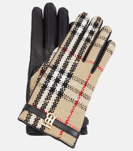 Burberry Gants Victoria en tweed - Burberry - Modalova