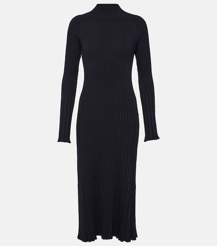Robe midi Carmen en maille côtelée à col montant - Proenza Schouler - Modalova