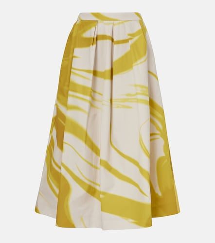 Jupe midi imprimée en coton - Dries Van Noten - Modalova