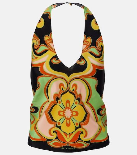 Etro Top en soie à fleurs - Etro - Modalova
