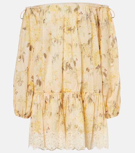 Zimmermann Robe en coton à fleurs - Zimmermann - Modalova