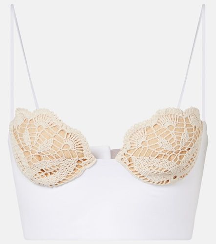 Top bustier en crochet de coton - Magda Butrym - Modalova