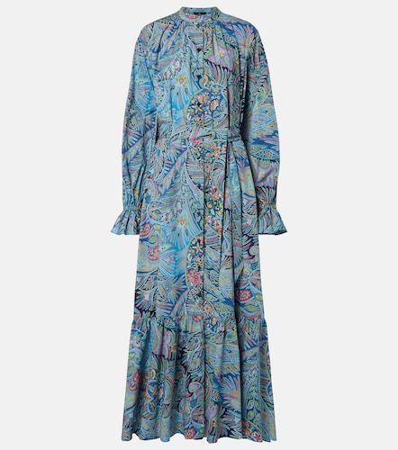 Etro Robe longue en coton mélangé - Etro - Modalova