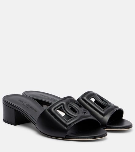 Dolce&Gabbana Mules DG en cuir - Dolce&Gabbana - Modalova