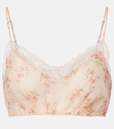 Brassière à dentelle et fleurs - Simone Rocha - Modalova