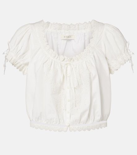 Dôen Top Nera en coton à broderie - Doen - Modalova