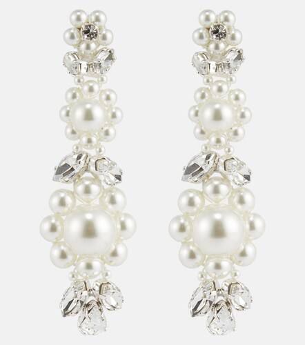 Boucles d'oreilles avec perles fantaisie - Simone Rocha - Modalova
