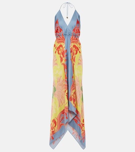 Robe de plage en soie imprimée - Etro - Modalova