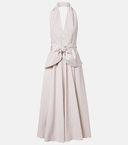 Patou Robe midi rayée en coton - Patou - Modalova