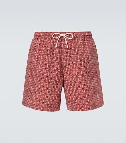Short de bain imprimé - Brunello Cucinelli - Modalova