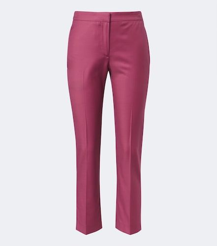 McQueen Pantalon ajusté en laine - McQueen - Modalova
