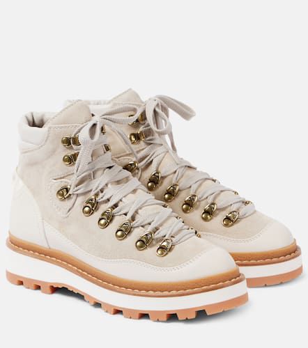 Moncler Bottines Peka Trek en daim - Moncler - Modalova