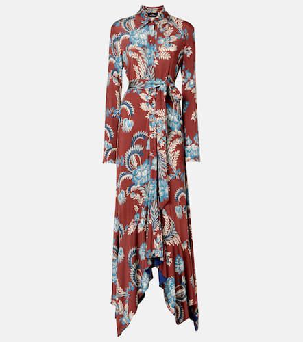 Robe chemise asymétrique à fleurs - Etro - Modalova