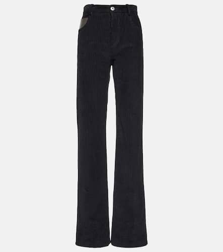 Pantalon droit en velours côtelé - Bottega Veneta - Modalova