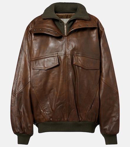 Veste Dorry oversize en cuir - Isabel Marant - Modalova