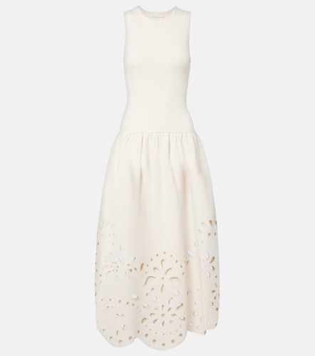 Robe midi Rosaline à broderies anglaises - Ulla Johnson - Modalova