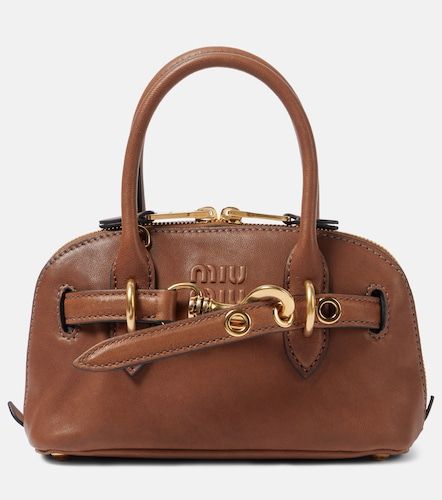 Miu Miu Sac Aventure Mini en cuir - Miu Miu - Modalova