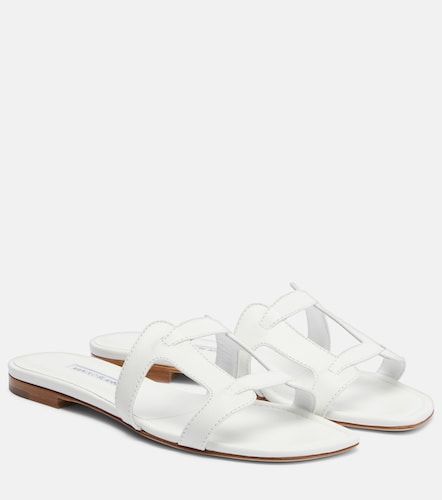 Mules Grellanuflat en cuir - Manolo Blahnik - Modalova
