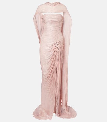 Robe longue bustier à foulard - Marmar Halim - Modalova