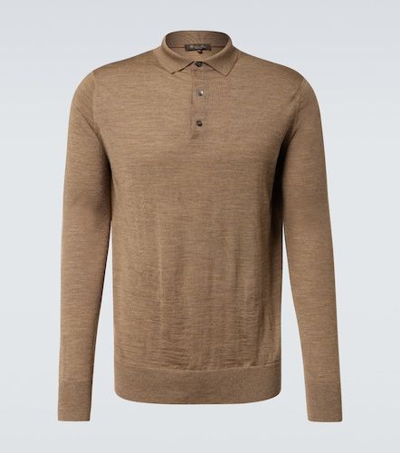Pull polo en laine vierge - Loro Piana - Modalova