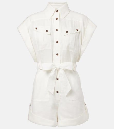 Zimmermann Combi-short en lin - Zimmermann - Modalova