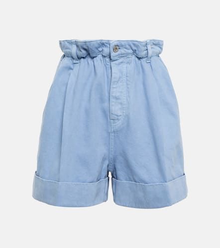 Short en jean à taille haute - Miu Miu - Modalova