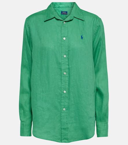 Chemise en lin à logo - Polo Ralph Lauren - Modalova