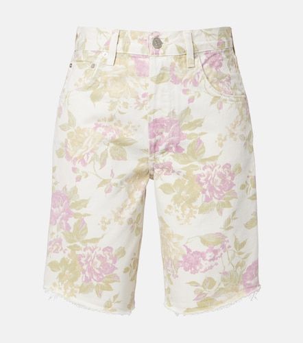 Bermuda Ayla en denim de coton à fleurs - Citizens of Humanity - Modalova